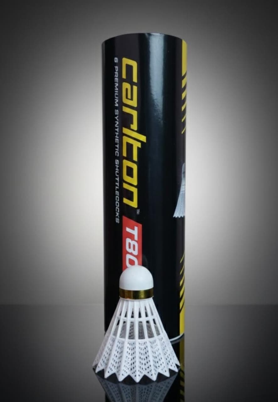 Carlton T800 Premium Synthetic Badminton Shuttlecock – Durable & High Performance